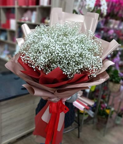 Букет цветов из: Гипсофила в Пироговском