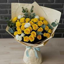 Букет цветов из:  Розы в Пироговском