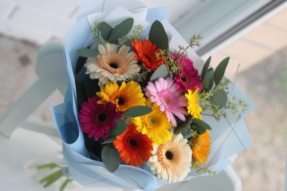 Букет цветов из: Герберы в Пироговском