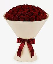 Букет 101 Бордовая роза Блэк Бакарра в Пироговском