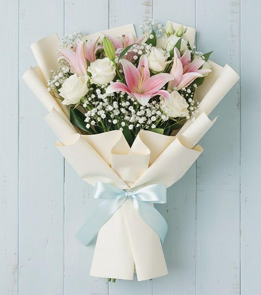 Букет цветов из: Лилии в Пироговском