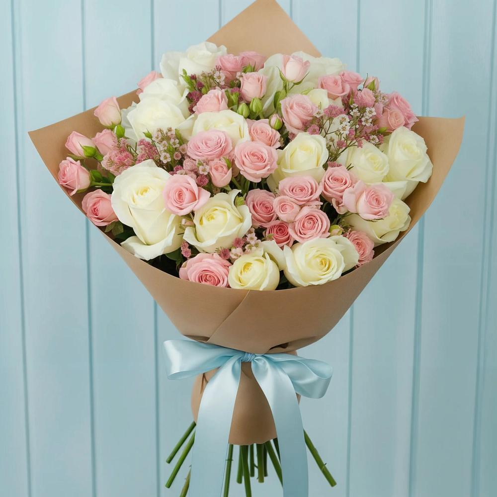 Букет цветов из: Розы в Пироговском