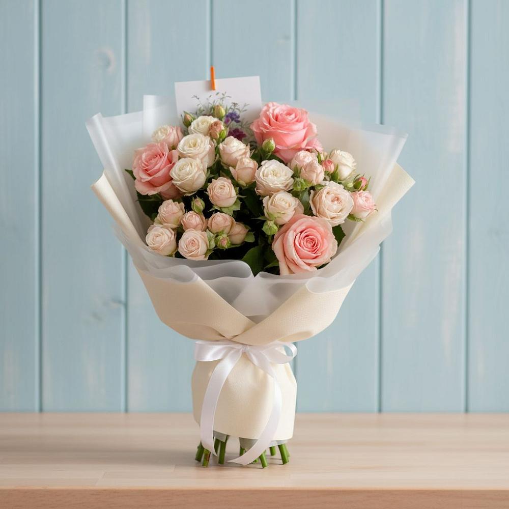 Букет цветов из: Розы в Пироговском