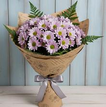 Букет цветов из:  Хризантемы #REPLACE_PRED# Пироговском