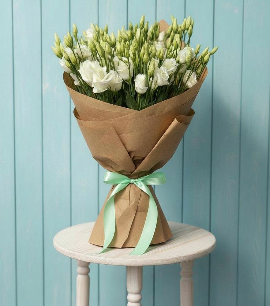 Букет цветов из: Лизиантусы в Пироговском