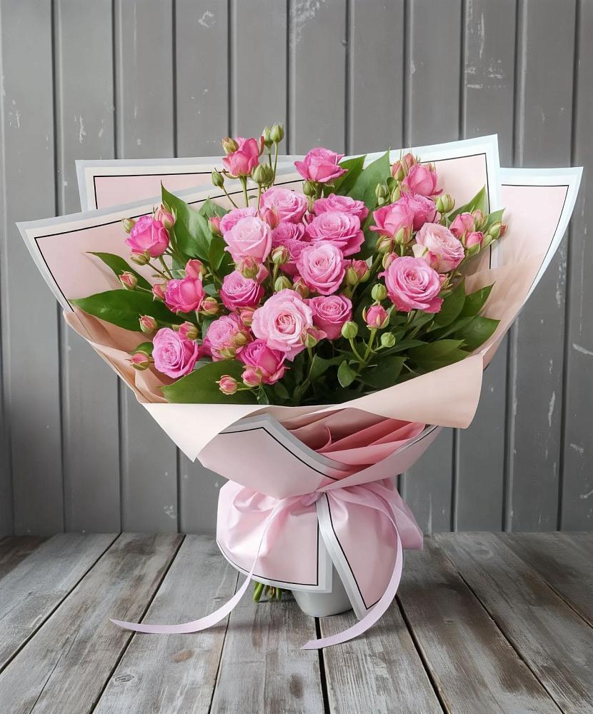 Букет Розовый кустик в Пироговском