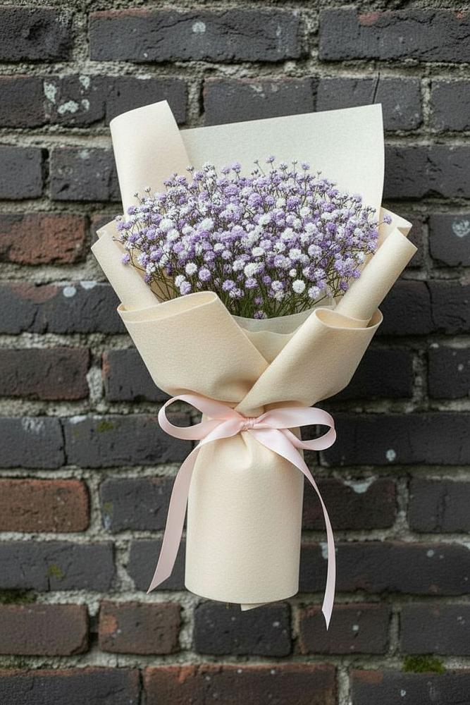 Букет цветов из: Гипсофила в Пироговском