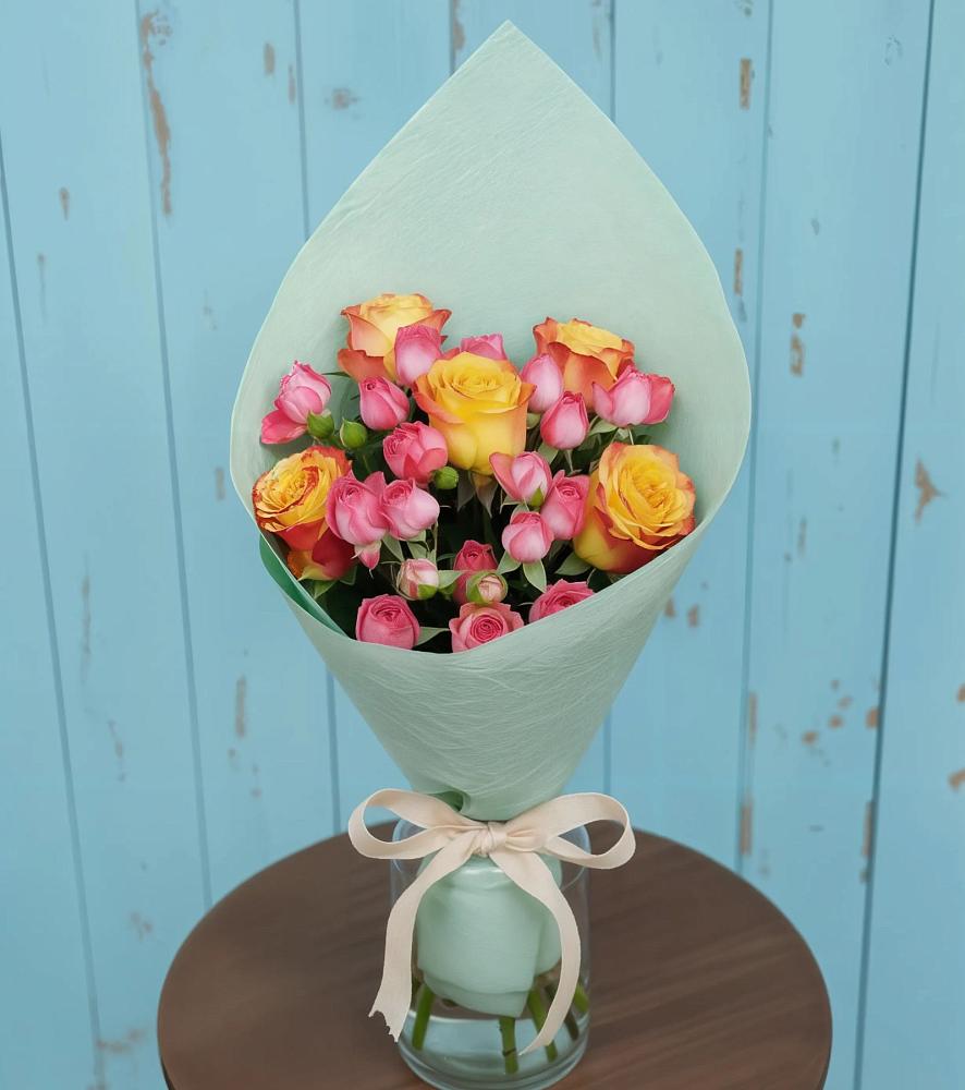 Букет цветов из: Розы в Пироговском