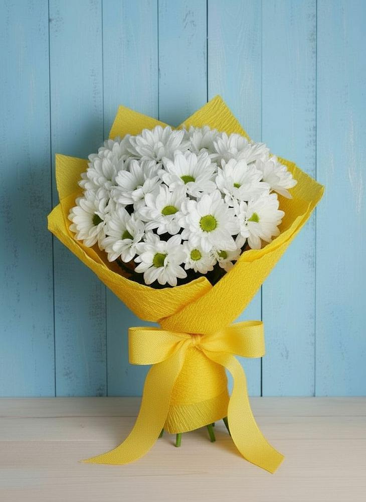 Букет цветов из: Хризантемы в Пироговском