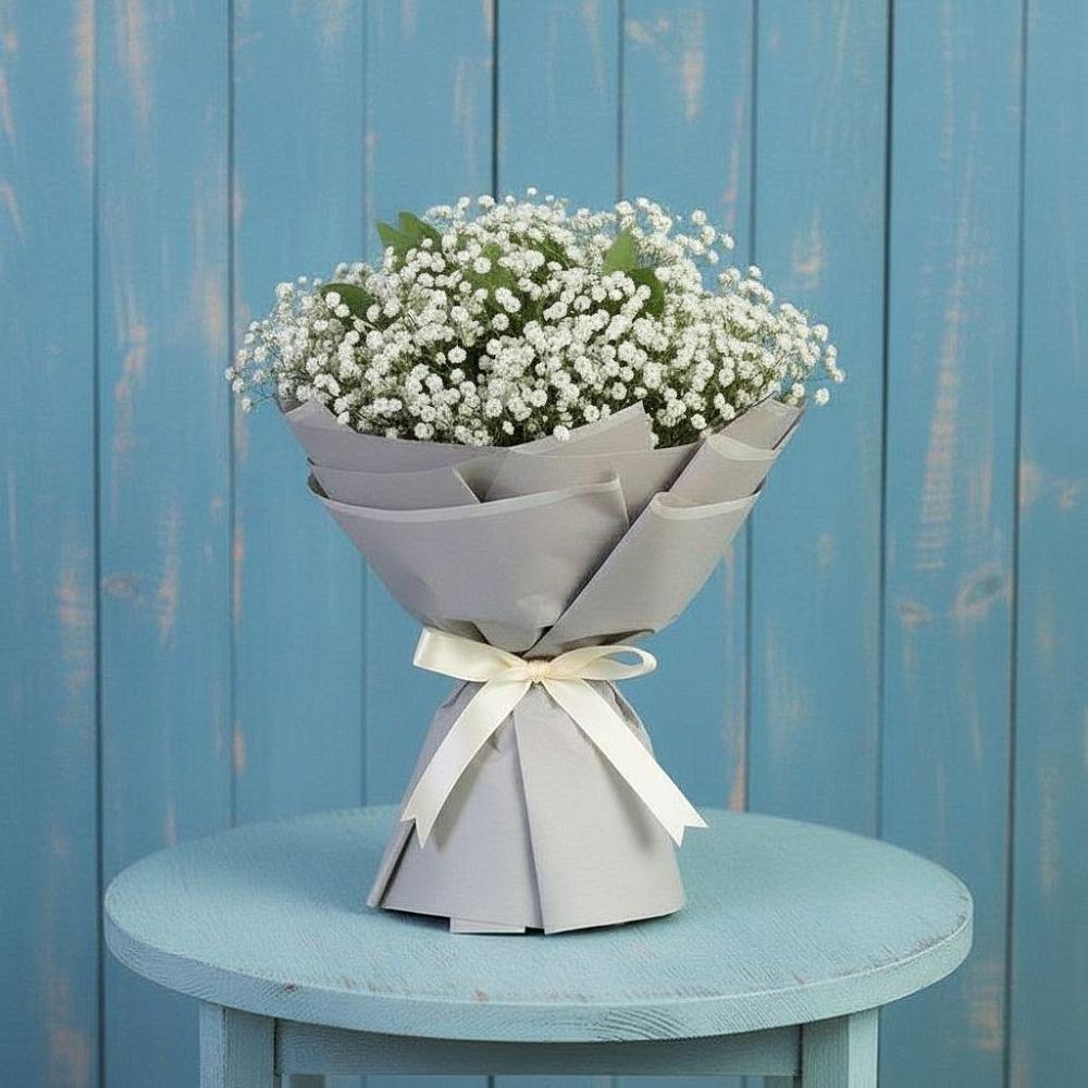 Букет цветов из: Гипсофила в Пироговском