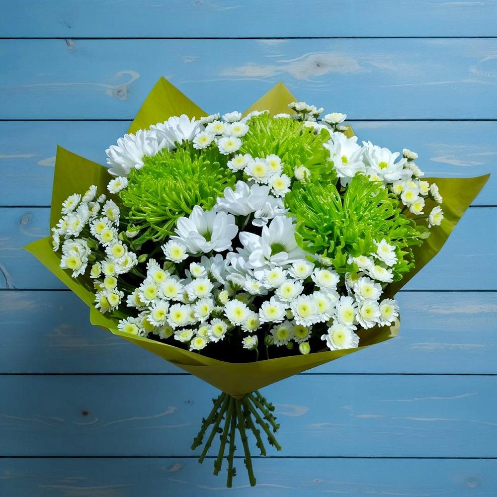 Букет цветов из: Хризантемы в Пироговском