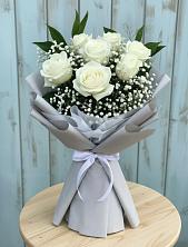 Букет цветов из:  Розы в Пироговском