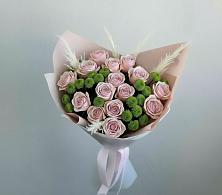 Букет цветов из:  Розы и Хризантемы в Пироговском