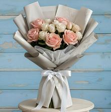 Букет цветов из:  Розы в Пироговском