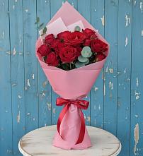 Букет цветов из:  Розы в Пироговском