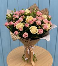 Букет цветов из:  Розы в Пироговском