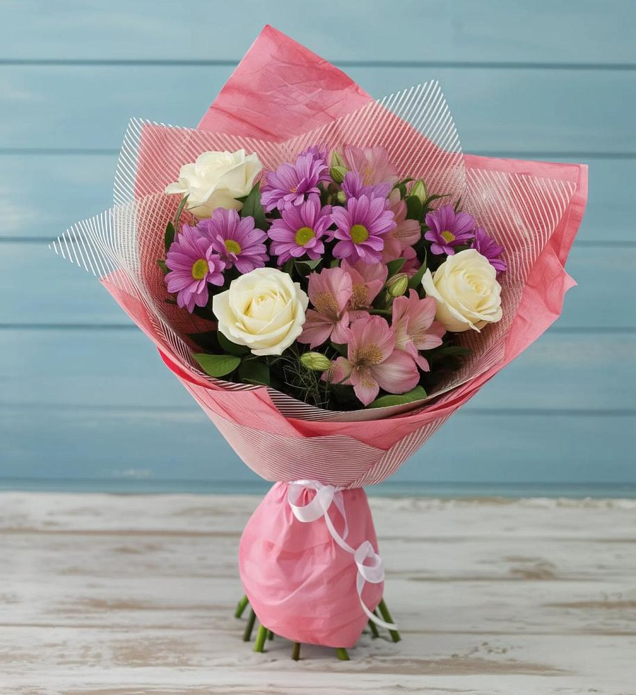 Букет цветов из: Герберы в Пироговском