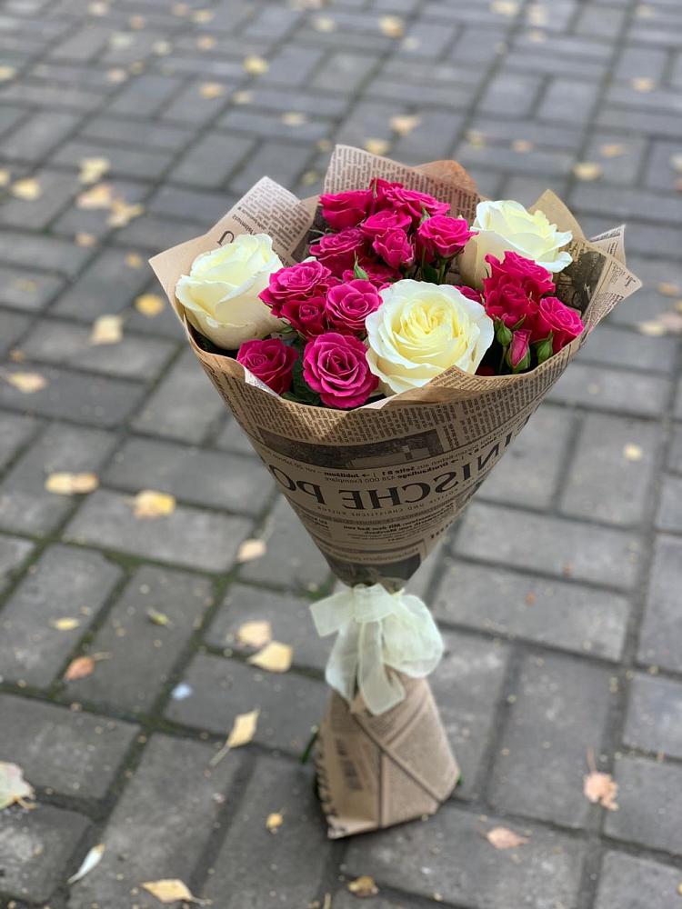 Букет цветов из: Розы в Пироговском