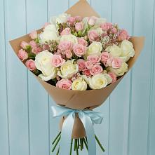 Букет цветов из:  Розы в Пироговском