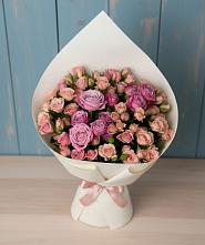 Букет цветов из:  Розы в Пироговском