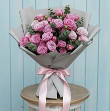 Букет цветов из:  Розы в Пироговском